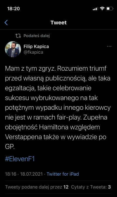 ebolek22 - Filip Kapica z niebywałym rigczem #f1