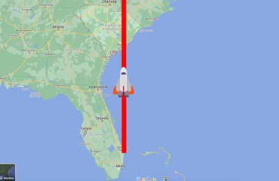 elektryk91 - @Northmaniack: chodzi o to, że lecąc z Florydy na północ przelatujesz ba...