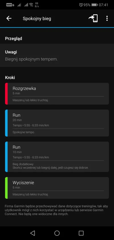 LegoCiemnyLas - Korzystał ktoś z Was w Garminie z planów treningowych? Wie ktoś jaki ...