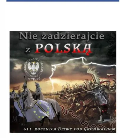 lewoprawo - A pamiętacie jak husaria pogoniła Zakon Unii Europejskiej w Bitwie pod Gr...