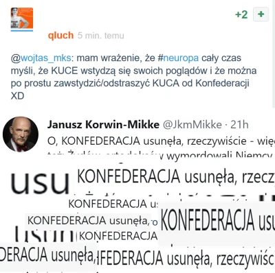 UchoSorosa - urojenia wykopka: kuce z konfederacji nie wstydzą się swoich poglądów.
...