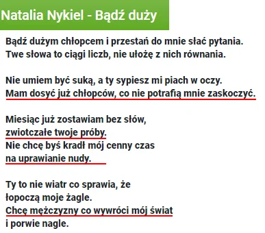 swiety_spokoj - Jeśli chodzi o nowe polskie piosenki to praktycznie każda p0lka śpiew...
