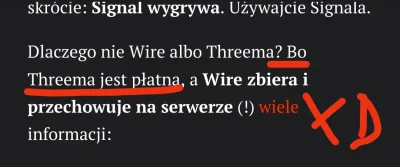 RoastieRoast - Nie bezpiecznik pisze "dlaczego nie Threema" .LOL