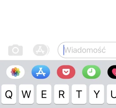 msdone - #ios 14.7 i nieaktywne przyciski aparatu w aplikacji Wiadomości.