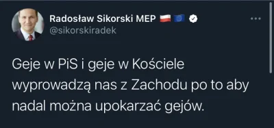 J.....D - O widzę Sikorski wkracza w gęstość #!$%@? wujka zadającego się sałatką jarz...