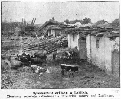 KubaGrom - Dziś 90 rocznica tornado w Lublinie, które zabiło 6 osób i uszkodziło kilk...