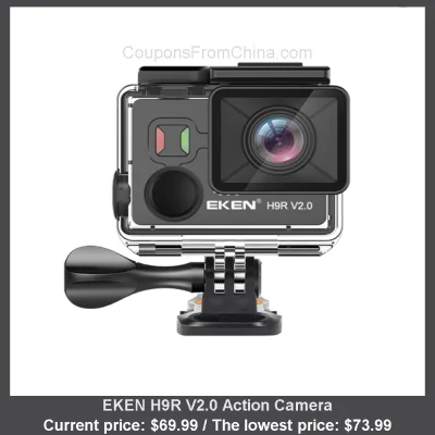 n____S - EKEN H9R V2.0 Action Camera
Cena: $69.99 (najniższa w historii: $73.99)
Pr...
