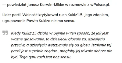 toporek1234 - XDDDDDDDD
a potem przychodzą głosowania i "KOLEDZY NARODOWCY MAJĄ INNE...