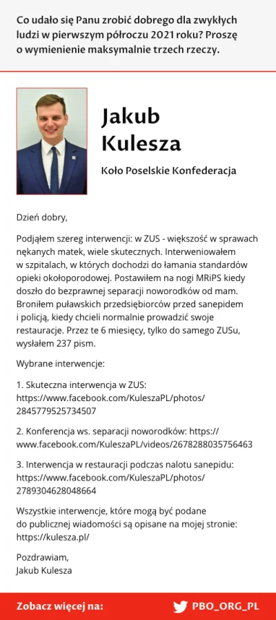 PBO-ORG-PL - Kolejna wypowiedź w ramach #ddl!

Co udało się Panu zrobić dobrego dla...