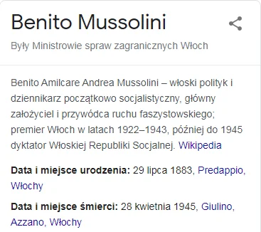 S.....u - Oni licza na order imienia Mussoliniego czy jaki #!$%@?? Widac jak historia...