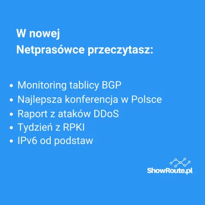 Showroute_pl - Już w najbliższy poniedziałek wysyłam Netprasówkę. Jeśli jeszcze nie d...