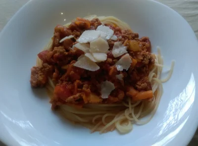 Sandrinia - Uczyniłam spaghetti bolognese (｡◕‿‿◕｡)
Boczek
Cebula
Seler naciowy
Ma...