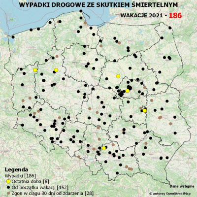 absoladoo - Minął 27 dzień wakacji

W ciągu ostatniej doby miało miejsce 6 wypadkó...