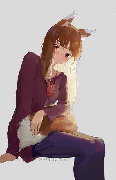 LatajacaPapryka512 - #holo #horo #spiceandwolf #ookamitokoushinryou #anime #randomani...