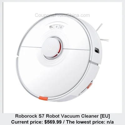 n____S - Roborock S7 Robot Vacuum Cleaner [EU]
Cena: $569.99
Przesyłki omijające VA...