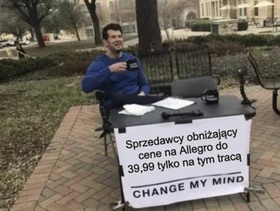 Luceeek - Wole kupić za 40,01zł niż 39,99zł #allegro #heheszki #changemymind #polska