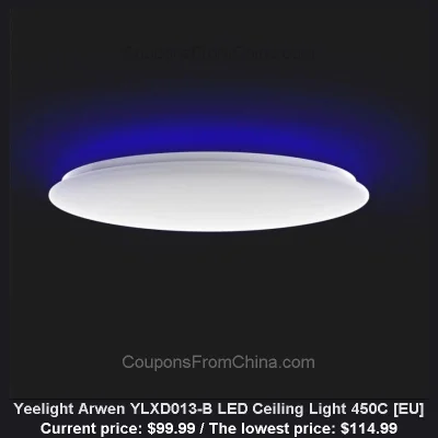 n____S - Yeelight Arwen YLXD013-B LED Ceiling Light 450C [EU]
Cena: $99.99 (najniższ...