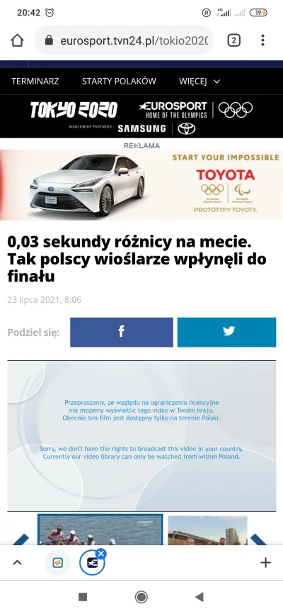 Paznokiec - Ale reklamy już możecie wyświetlić w moim kraju cebulaki

#olimpiada