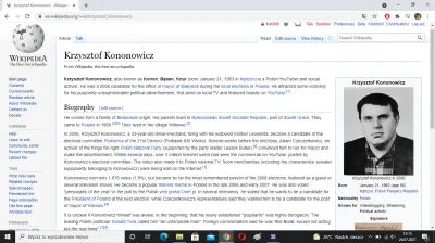 K4AR0L11 - #patostreamy 
#kononowicz #wikipedia
CO KVRWA? XDD