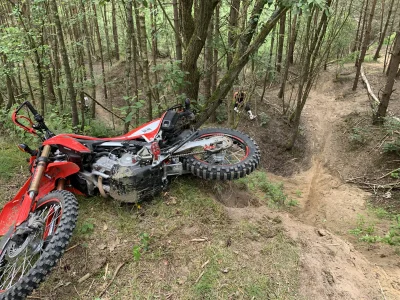 n.....k - Szlaki rozjechane, górki pokonane. Udana sobota
#enduro #honda #motocykle ...