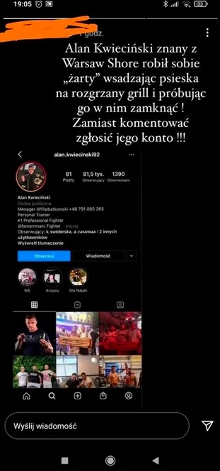 fahfotzel - Ktoś, coś wie? Fake? Nie wiem kto dodał to info na IG, nie ja zamazałam n...