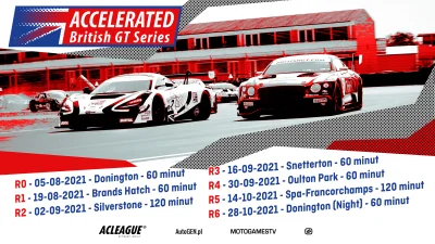 ACLeague - Startuje sezon ACCelerated British GT Series

Drodzy ligowicze. Mamy prz...