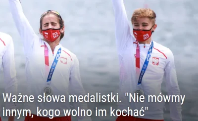 czykoniemnieslysza - Przecież nikt im nie zabrania kochać kogo chcą XDD
#tokio2020