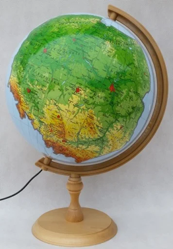 SmacznyPies - robią nowy globus Polski, trzeba objąć cały glob w siatce kartograficzn...