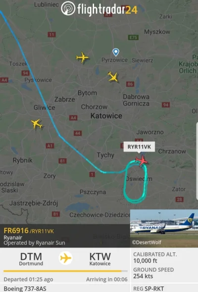 nozwpotylicy - A ten co tak krąży?
#flightradar24 #flightradar