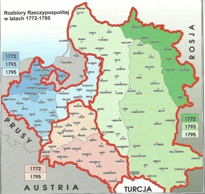 Damasweger - Gdyby takie granice utrzymały się do 1795 to Polska byłaby dziś o wiele ...