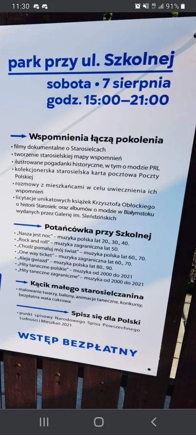 Docentnauk - @lelek2160: cwaniaczek podpina sie pod festyn, organizowany przez urzad ...