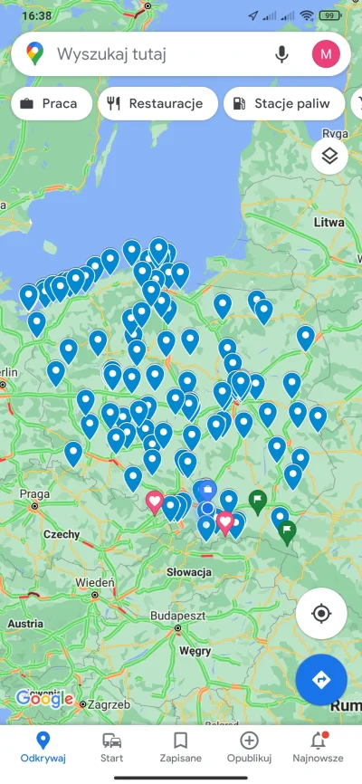 mpitas3 - @kajelu ta mapka co wrzuciłeś dodała do google lokalizacje biedronek na sta...