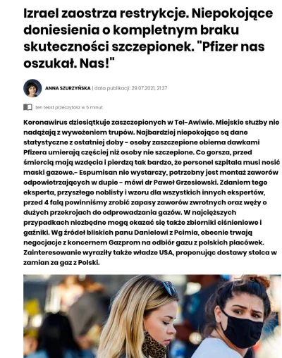 unikalny3 - Miał być powrót do normalności, rekordowe wyszczepienie pfizerami i brak ...