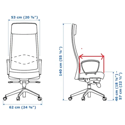 arahooo - Mam prośbę do osób które posiadają krzesło Marcus z Ikea. Czy mógłby mi kto...