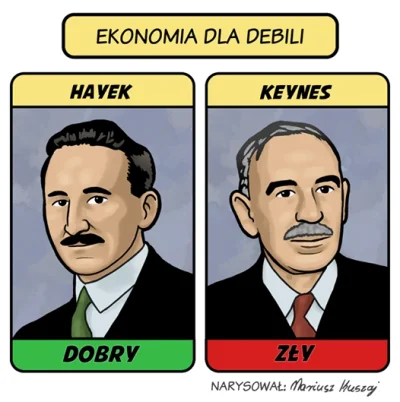 wygolony_libek-97 - Fryderyk August von Hayek
Ekonomista nie znoszący bajek
Na temat ...
