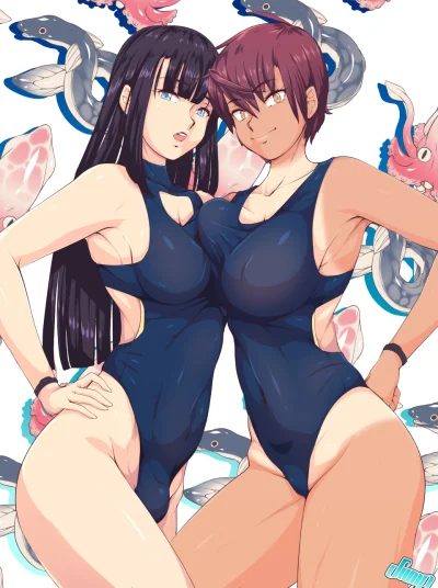 L.....a - #futanari #anime #bulge macie takie w strojach kapielowych sorki za malo po...