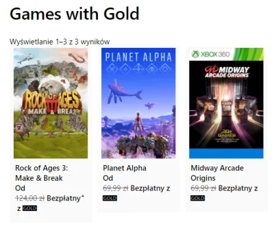 FreezMan - Mam pytanie odnosnie Xbox Live Gold, w tym miesiacu sa 3 gry w ktore mozna...