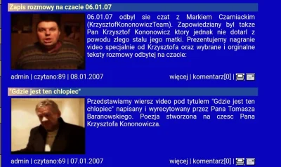 k.....a - Wiersz prof. Tomasza gdzie jest ten chłopiec był pierwotnie poświęcony Kono...