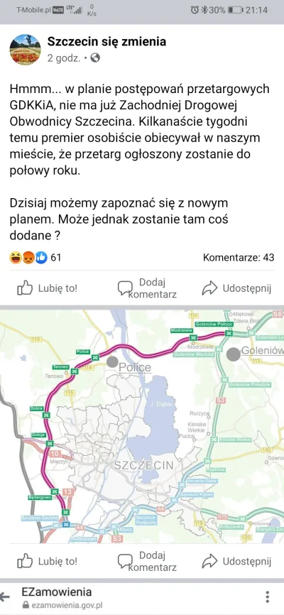 pablonzo - Stępka stoi do dzisiaj, wczoraj ją widziałem. Obwodnicę obiecywał z innego...