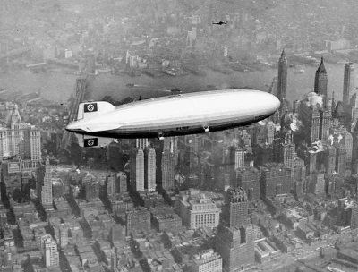 Postronek - Hindenburg mial 245 metrow dlugosci. Ten ma raptem 75 metrow. Potezny to ...
