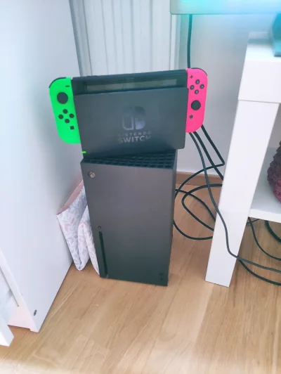 nobody_here - #nintendoswitch kupiłem sobie podstawkę pod switcha tylko strasznie grz...