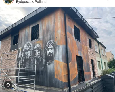 Zielonykubek - Wyjątkowy mural Pink Floyd w Bydgoszczy, Perle Pułnocy. Możesz scrollo...