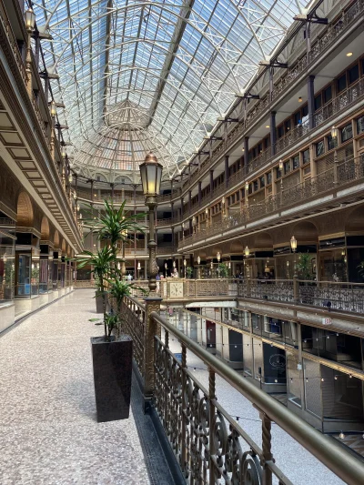 PyszneBuleczki - Galeria handlowa The Arcade w Cleveland, Ohio. Zbudowana w 1890, jak...