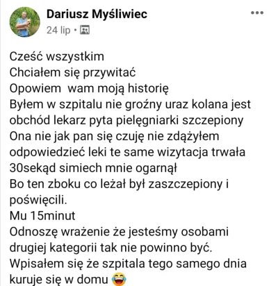 Variety - W szpitalu nie chcą prowadzić small talku z niezaszczepionym? SEGREGACJA SA...