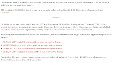 buliyo - Chyba nie muszę Wam mówić po co ktoś przenosi na giełdę 374,000,000 mln USDT...