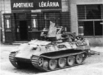 KarmazynPjekarz - Sd.Kfz.179 Bergepanther z polową modyfikacją w postaci Flak 3,7 cm ...