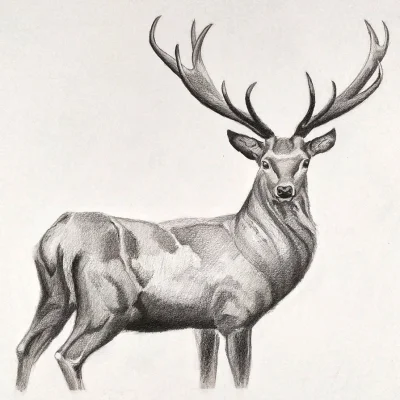 szymoker - Narysowałem zwierzę typu jeleń
#rysunek #tworczoscwlasna #rysujzwykopem