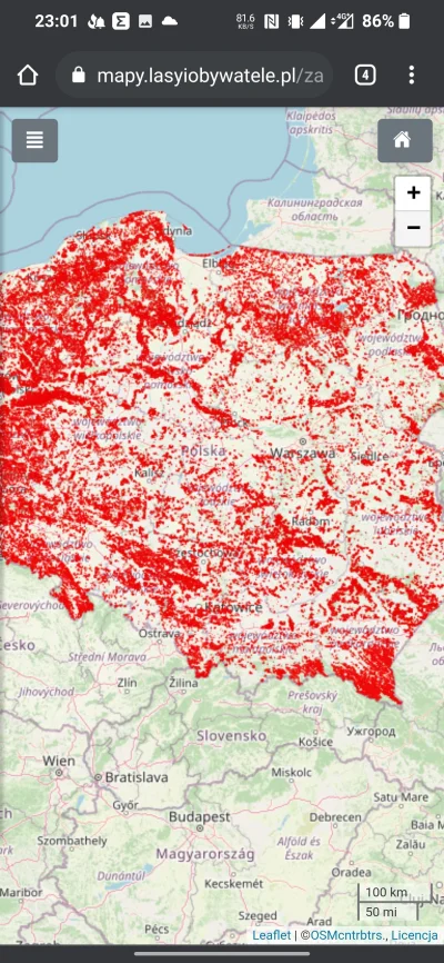 CyBorek - @lukasz0798 tereny z prowadzonymi/planowanymi wycinkami lasów w Polsce.

Źr...