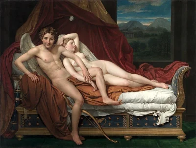 kaosha - #sztuka #art #obrazy #malarstwo
Jacques-Louis David
Kupidyn i Psyche
1817