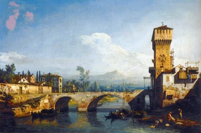 Borealny - Bernardo Bellotto (1721-1780),
Capriccio Padovano, 1740-42.
#malarstwo #ob...